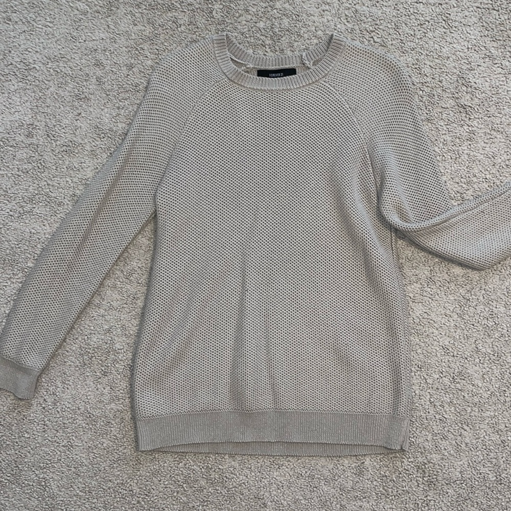 Knit crew neck